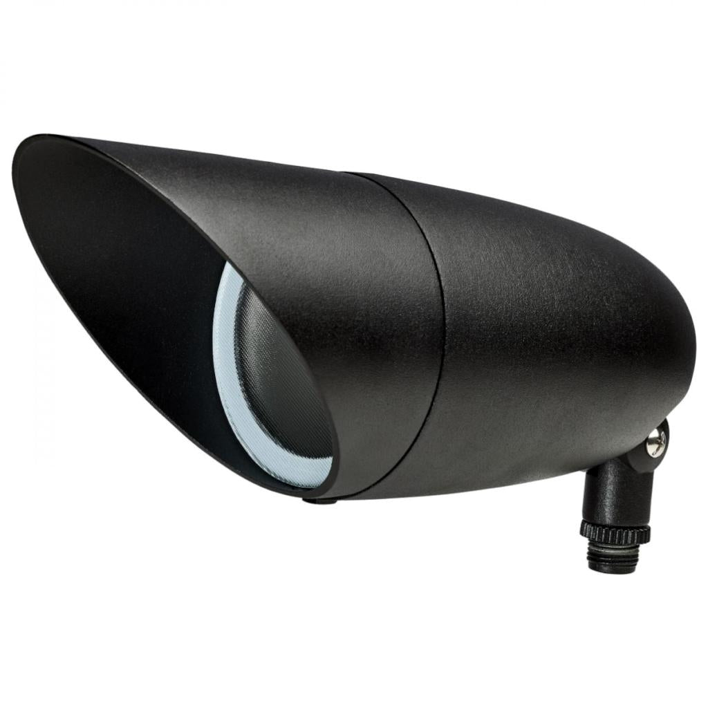 12 watt 120 volt 3000K Natural White Matte Black LED Landscape Flood Light 1