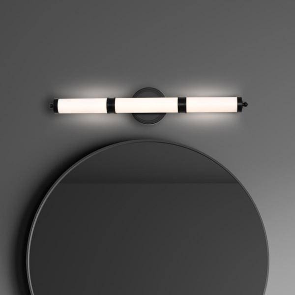 26 watt 120 volt 3000K Natural White Matte Black Kagen Indoor LED Vanity Light Fixture 3