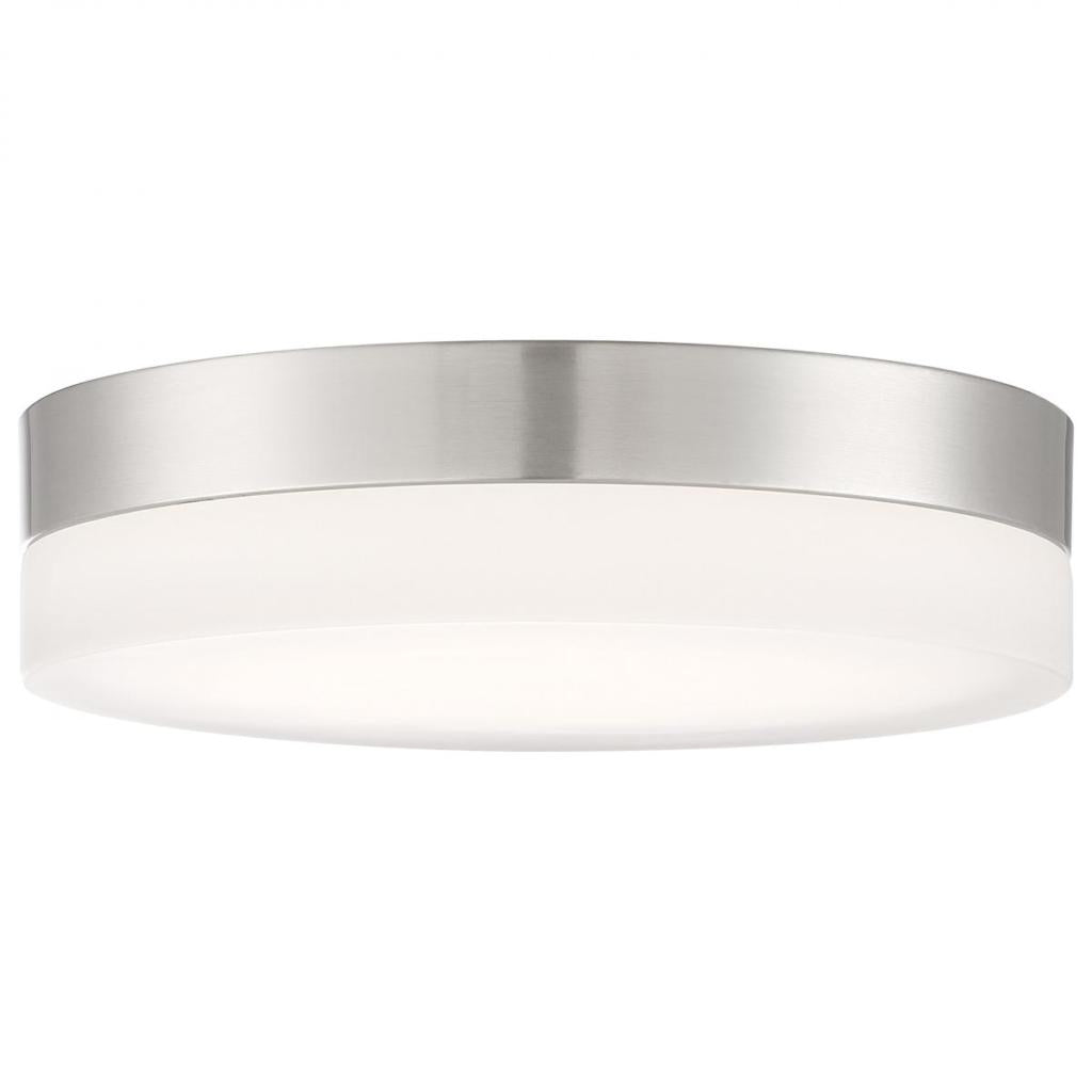 11" 25 watt Brushed Nickel CCT Selectable Indoor LED Flush Mount Fixture 1