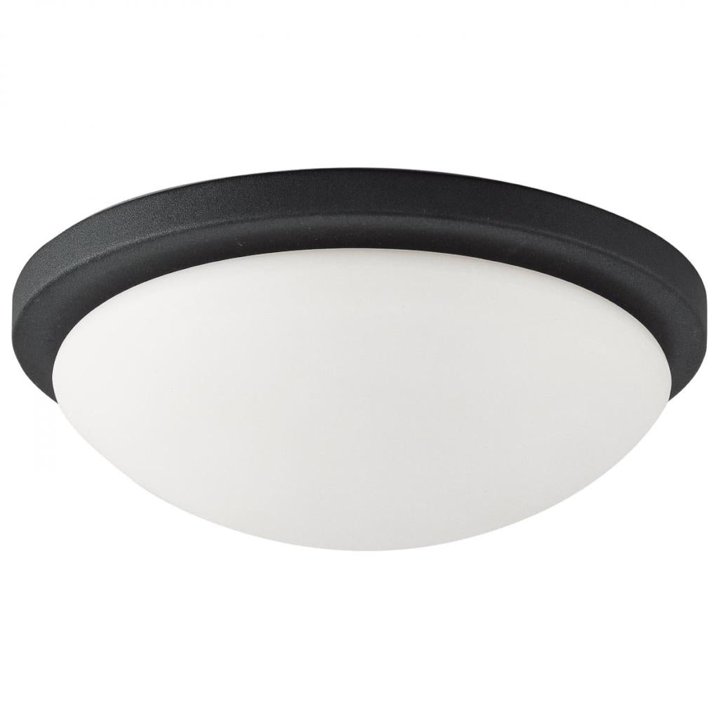 11" 18 watt 120 volt CCT Selectable Matte Black LED Flush Mount Fixture 1