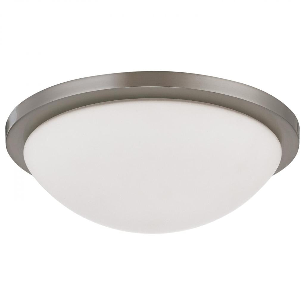 13" 18 watt 120 volt CCT Selectable Brushed Nickel LED Flush Mount Light Fixture 1