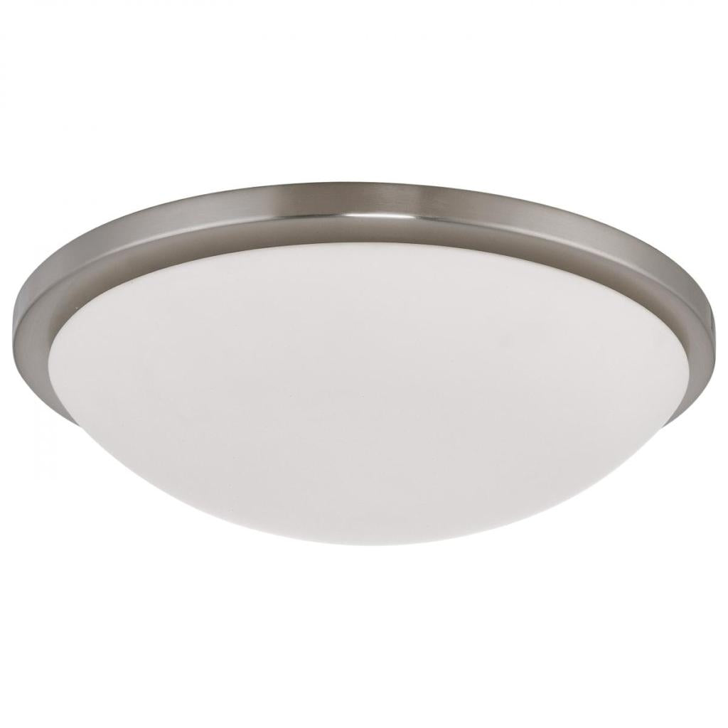 17" 25 watt 120 volt CCT Selectable Brushed Nickel LED Flush Mount Light Fixture 1