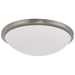 17" 25 watt 120 volt CCT Selectable Brushed Nickel LED Flush Mount Light Fixture 1