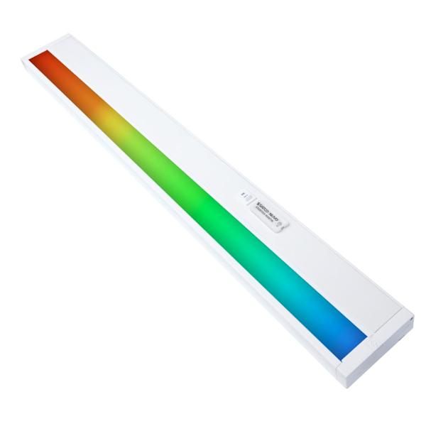 34" 20 watt 120 volt CCT Selectable RGB Dimmable White LED Under Cabinet Light Fixture 2