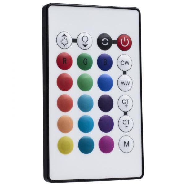 64' 68 watt 24 volt 2700K Warm White RGB LED Tape Light Kit with Remote Control 3