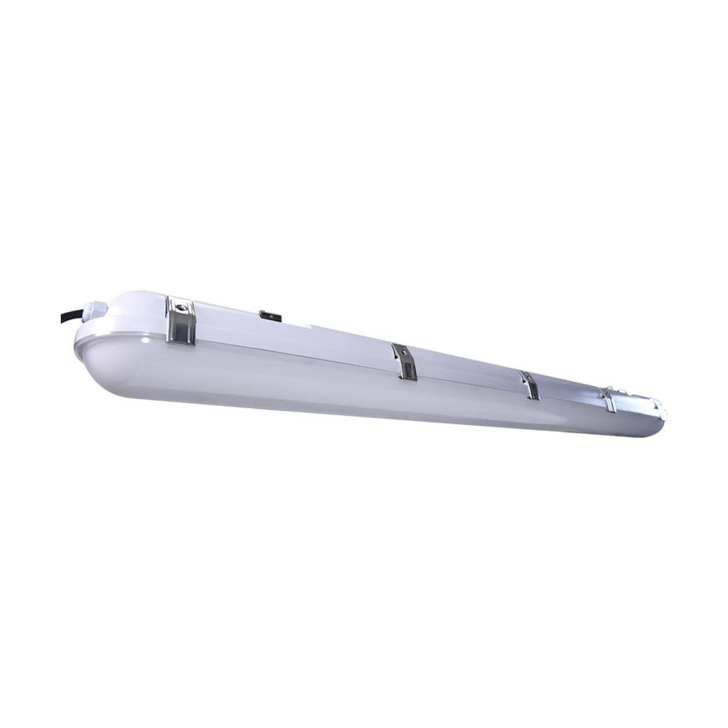 4' 40/50/60 watt 100/277 volt CCT Selectable Dimmable LED Vapor Tight Linear Fixture 1