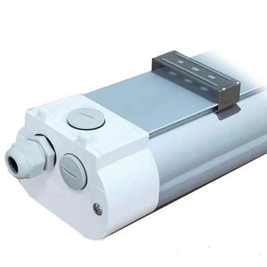 2' 20 watt 100/277 volt CCT Selectable Dimmable LED Vapor Tight Linear Fixture 2