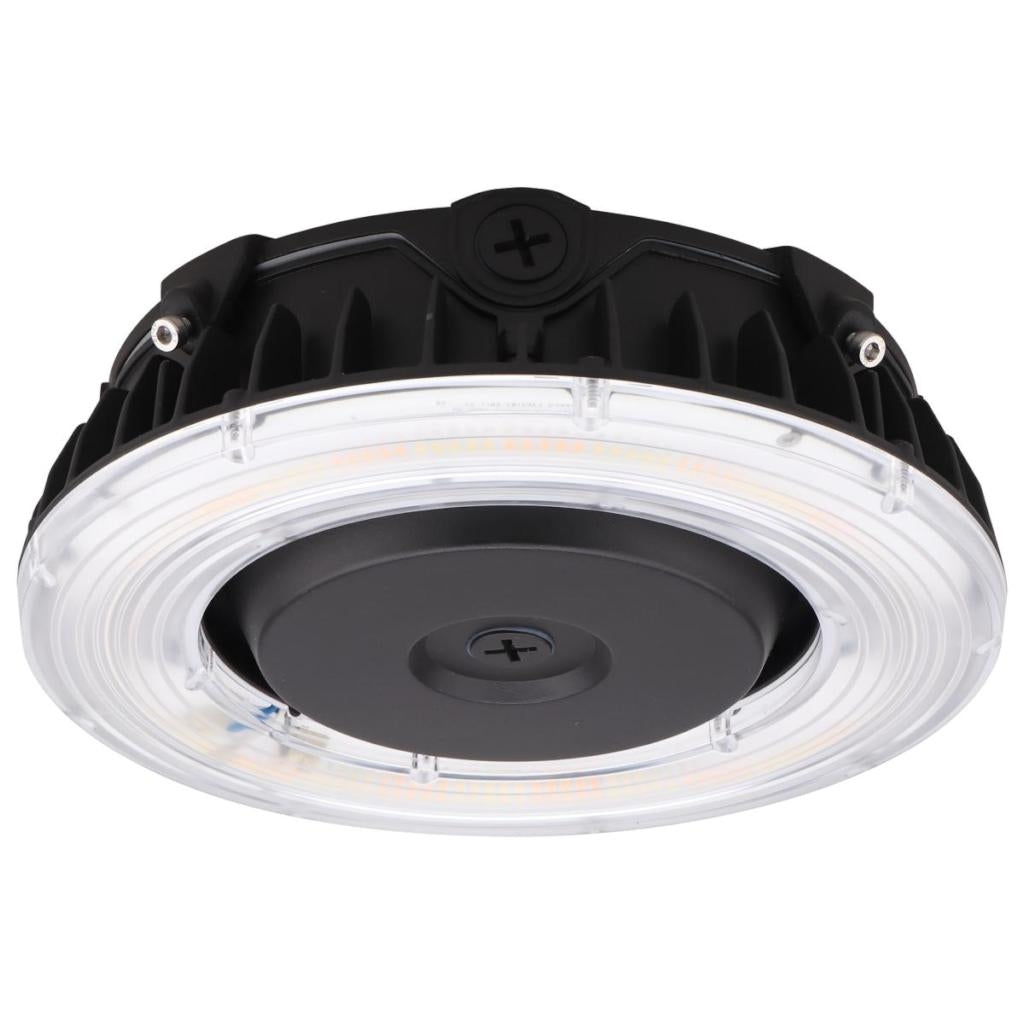 55 watt CCT Selectable LED Canopy Fixture with Sensor Port 1