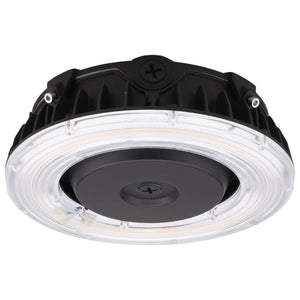 55 watt CCT Selectable LED Canopy Fixture with Sensor Port 1