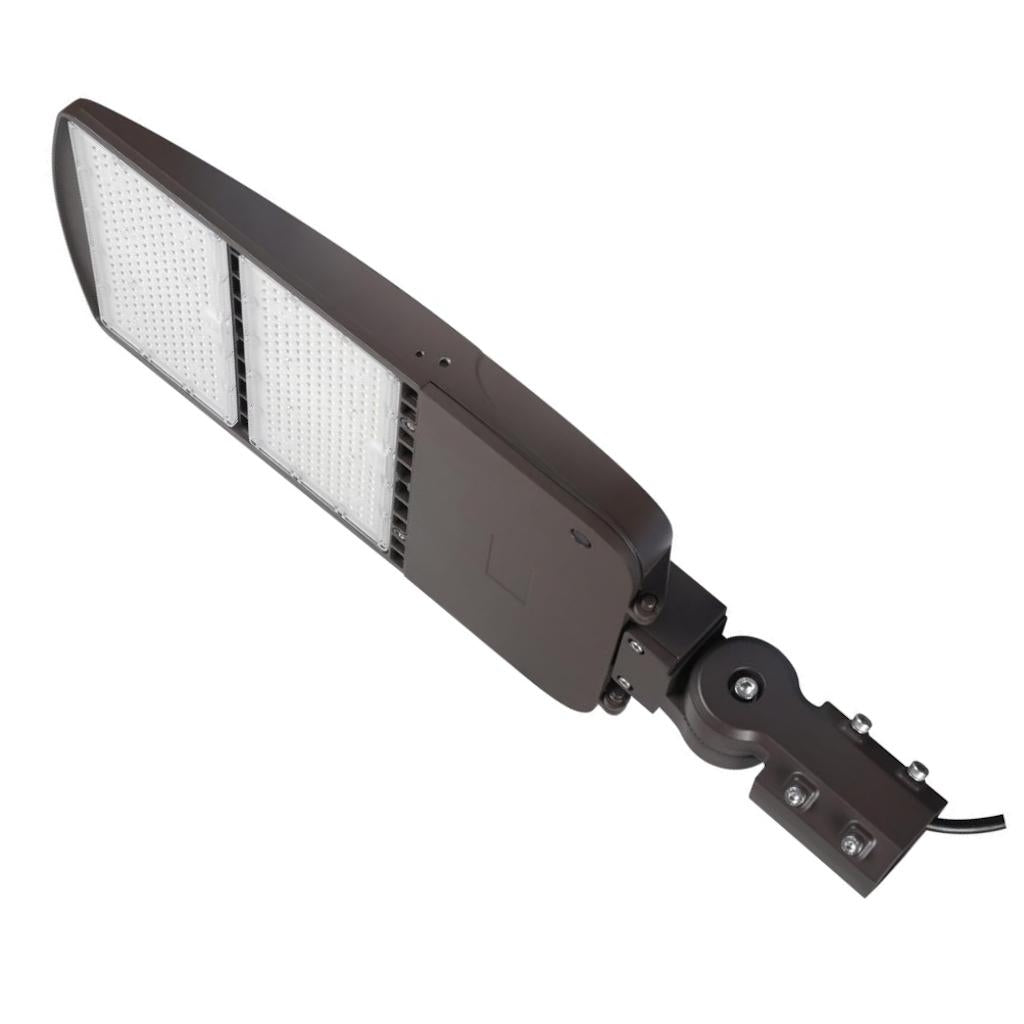300 watt 277/480 volt 5000K Daylight Bronze Dimmable LED Area Light Fixture 1