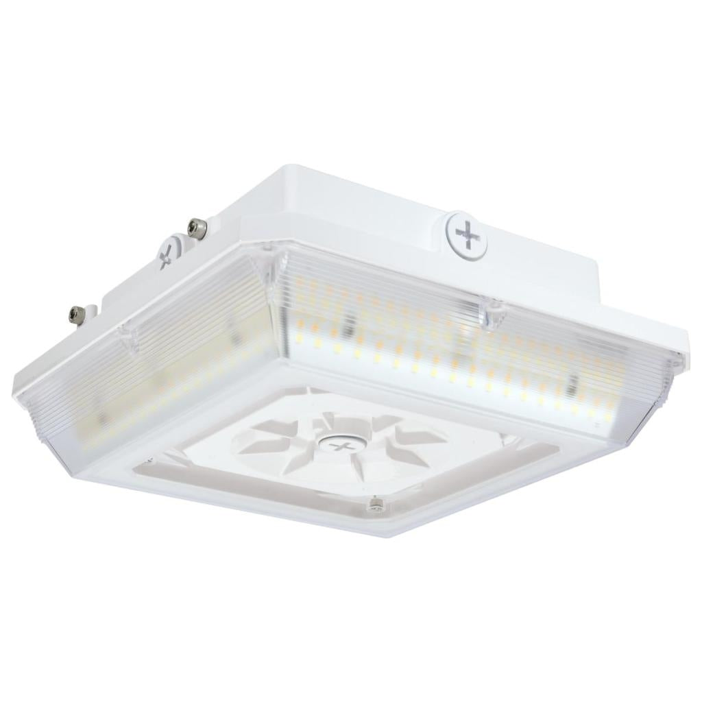 Selectable watt 120/277 volt CCT Selectable LED Canopy Light Fixture 1