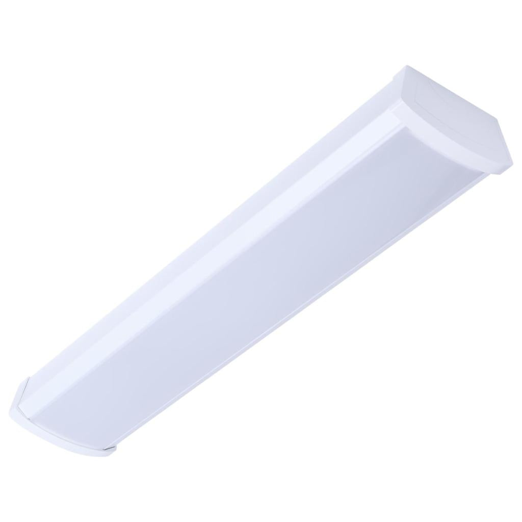 2' 20 watt 120/277 volt CCT Selectable LED Ceiling Wrap Fixture 1
