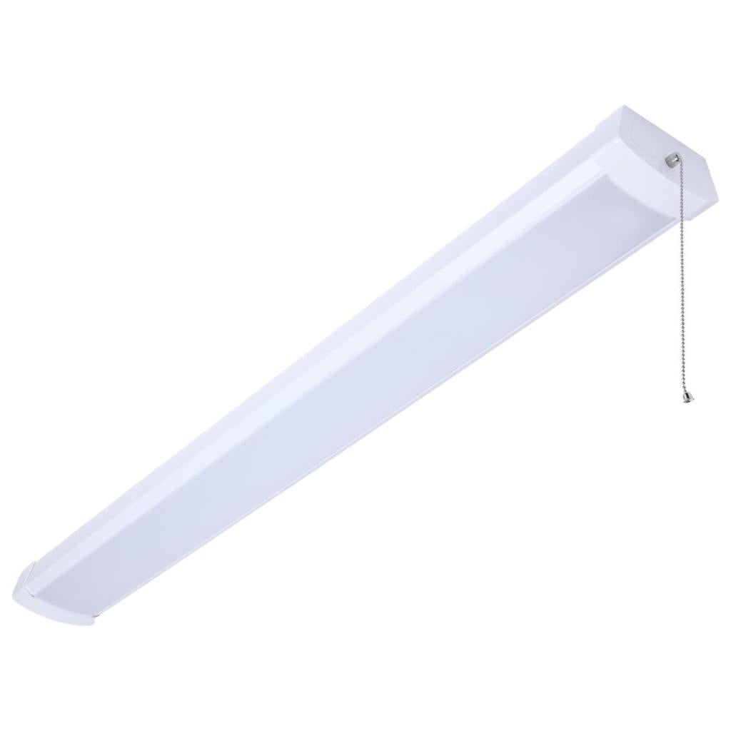 4' 39 watt 120 volt CCT Selectable LED Ceiling Wrap Fixture 1