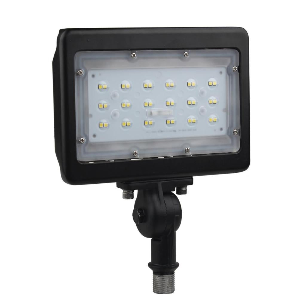 30 watt 120/277 volt 3000K Natural White Bronze LED Flood Light 1