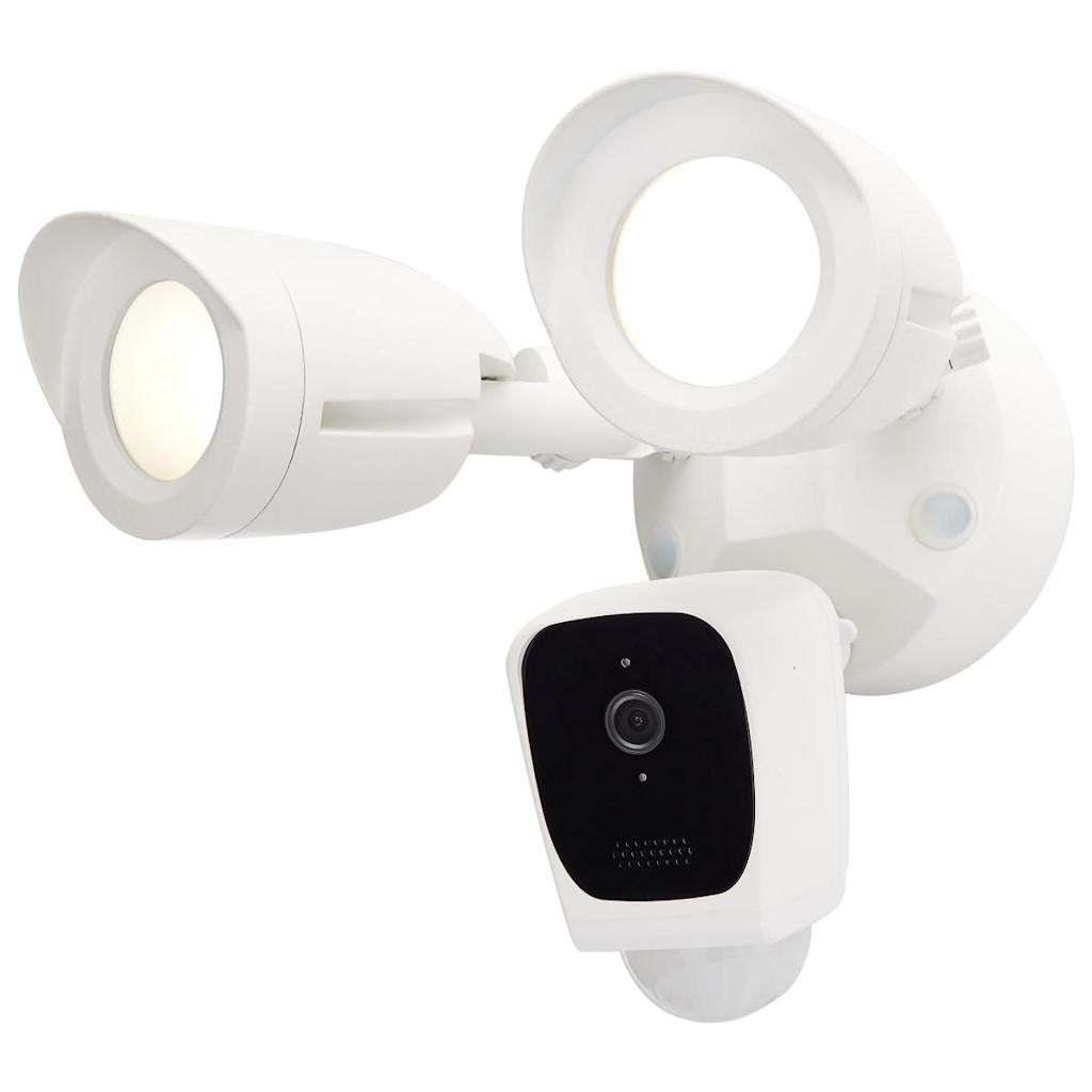 20 watt 120/277 volt 3000K Natural White Motion Detection Outdoor LED Security Light with Camera 1
