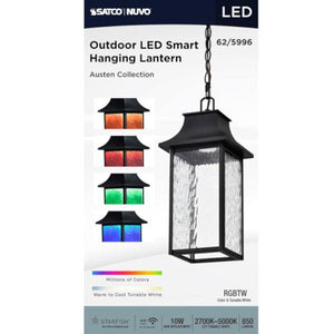 10 watt 120 volt CCT Selectable Matte Black Austen LED Pendant Light Fixture 2