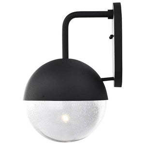 10 watt 120 volt 3000K Black Seeded Glass Dimmable LED Outdoor Wall Sconce 3