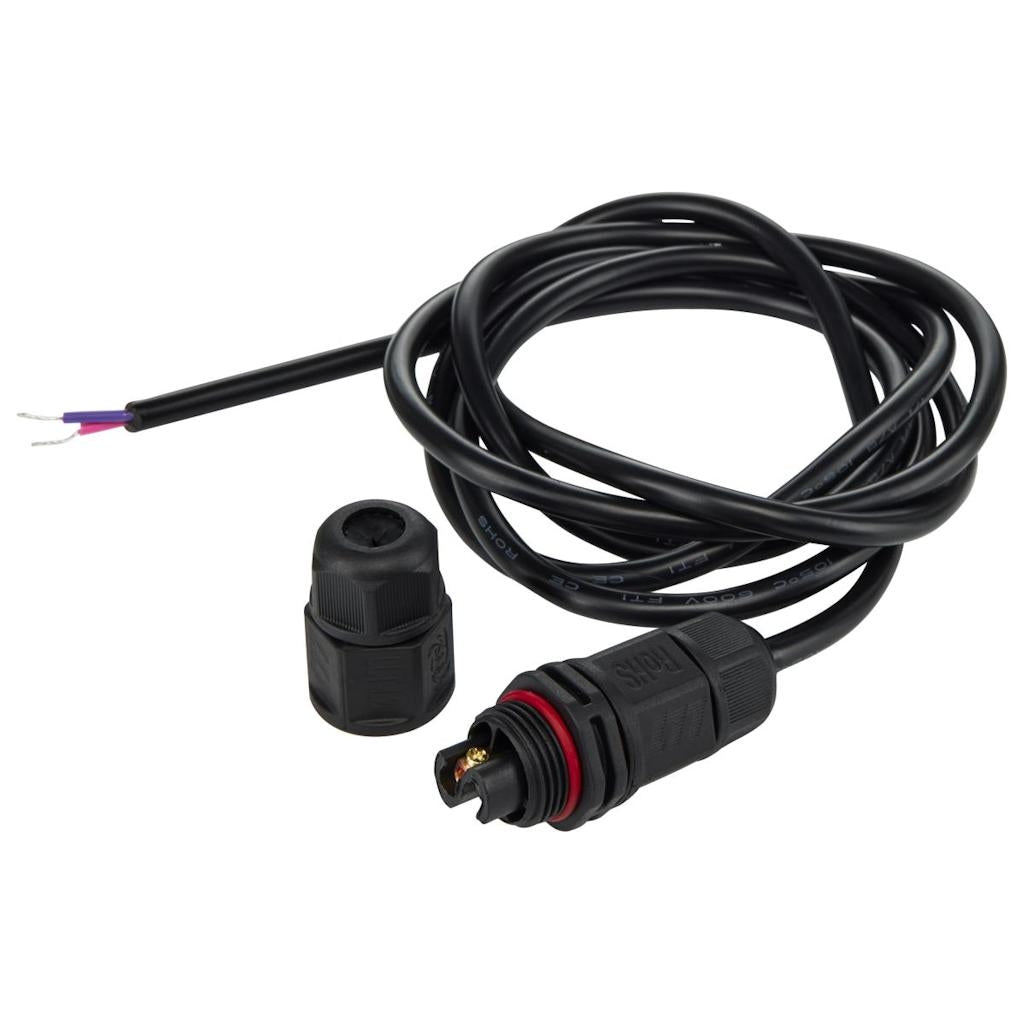 5.5' Black IP36 Connector with Whip 1