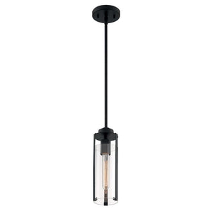 1 Light 120 volt Matte Black Indoor Mini Pendant Light Fixture 1