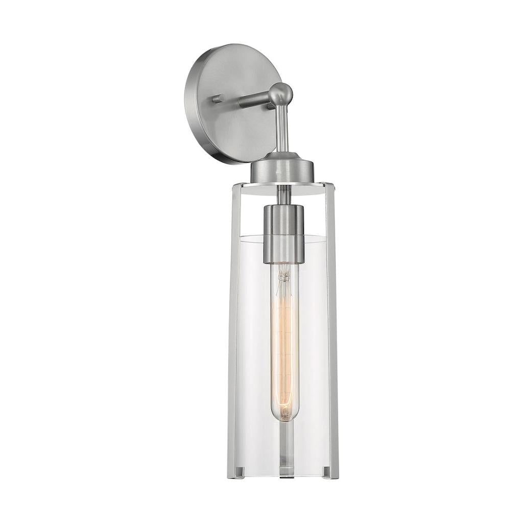 1 Light 120 volt Brushed Nickel Indoor Wall Sconce 1
