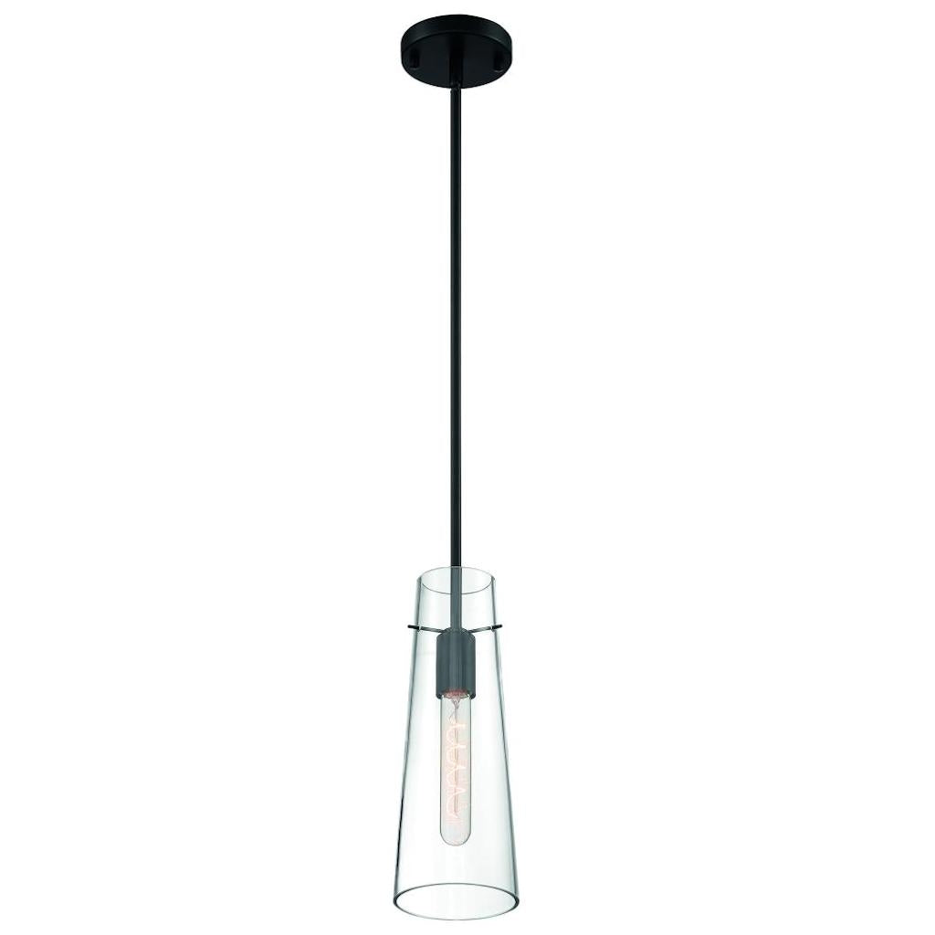 1 Light 120 volt Black Indoor Mini Pendant Light Fixture 1
