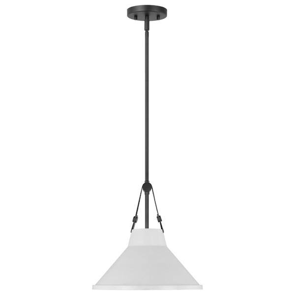 1 Light Black/White Metal Zelda Pendant Light Fixture 2