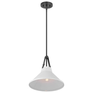 1 Light Black/White Metal Zelda Pendant Light Fixture 1