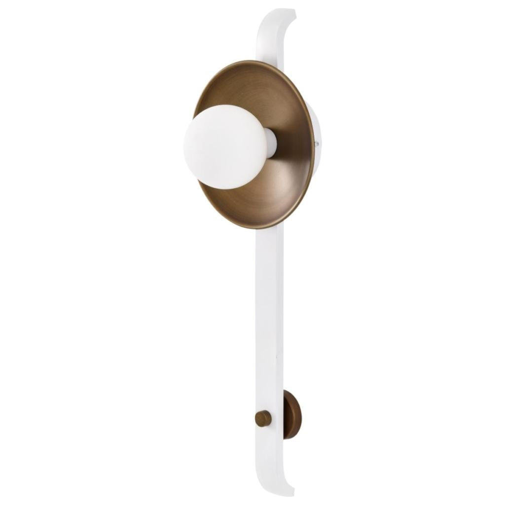1 Lamp 120 volt Wall Sconce Matte White Wall Sconce 1