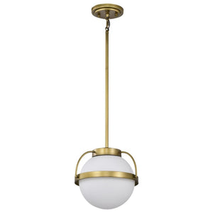 1 Lamp Natural Brass Lakeshore Indoor Pendant Light Fixture 1