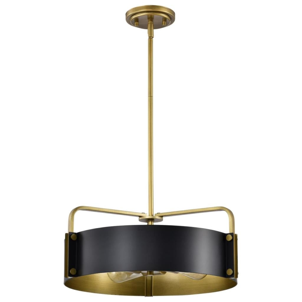 4 Light Matte Black Altos Indoor Pendant Light Fixture 1