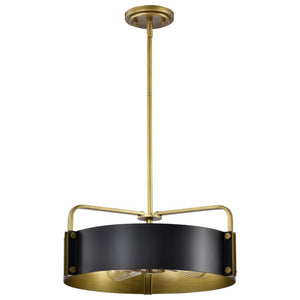 4 Light Matte Black Altos Indoor Pendant Light Fixture 1
