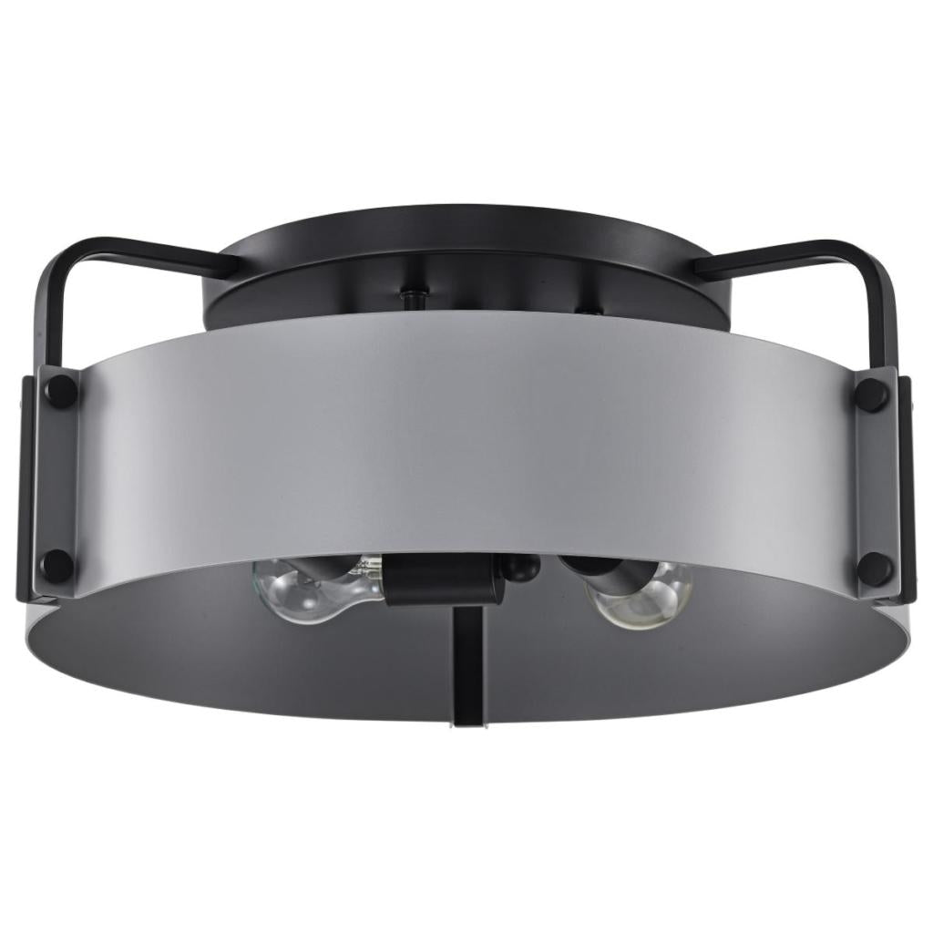 4 Lamp Matte Gray Altos Indoor Semi Flush Mount Fixture 1