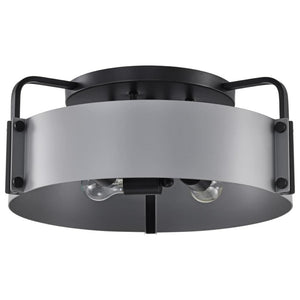 4 Lamp Matte Gray Altos Indoor Semi Flush Mount Fixture 1