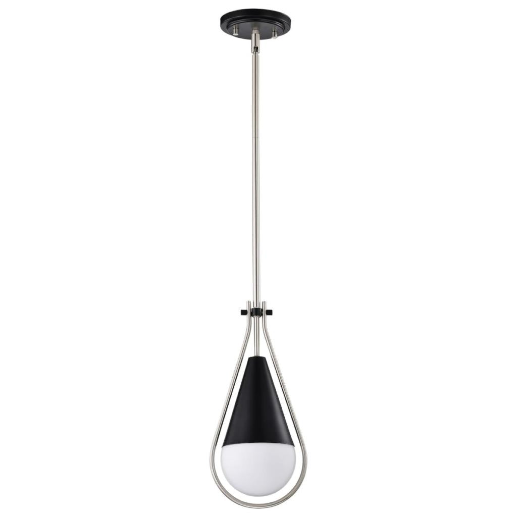 1 Lamp Matte Black Admiral Indoor Pendant Light Fixture 1