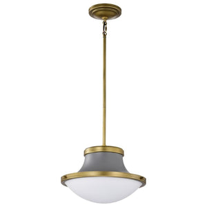 1 Light Matte Gray Lafayette Indoor Pendant Light Fixture 1
