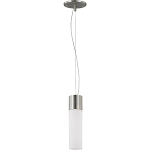 1 Light 12 watt 120 volt 3000K Natural White Brushed Nickel Dimmable LED Mini Pendant Light 1
