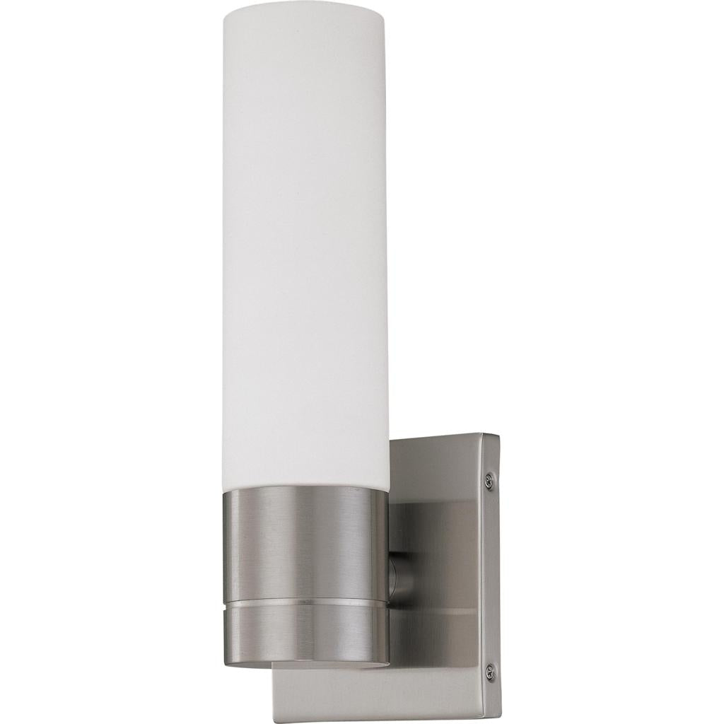 1 Light 12 watt 120 volt 3000K Brushed Nickel Dimmable LED Wall Sconce 1