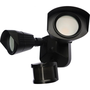 20 watt 120 volt 4000K Cool White - Black Non-Dimmable LED Security Light with Motion Sensor 1