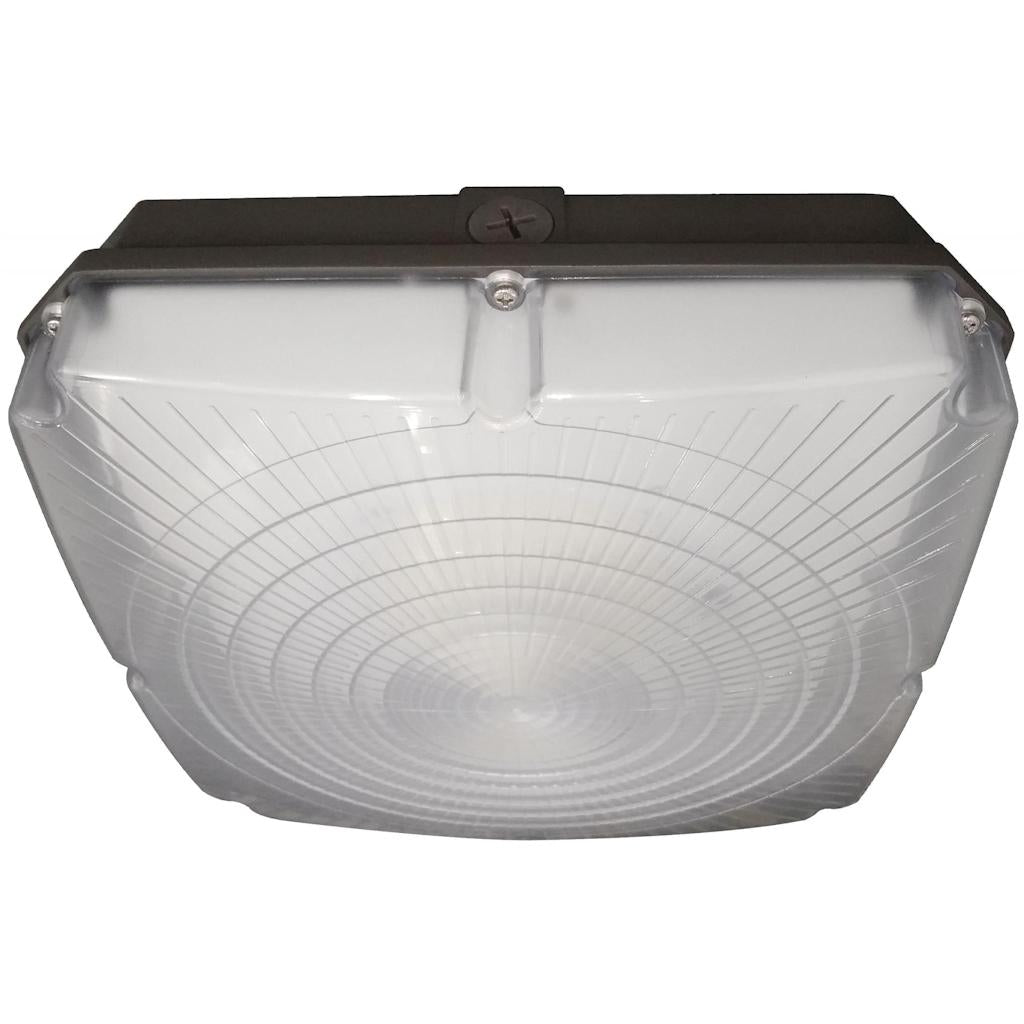 8.5" 40 watt 100/277 volt 5000K Daylight Bronze LED Dimmable Canopy 1