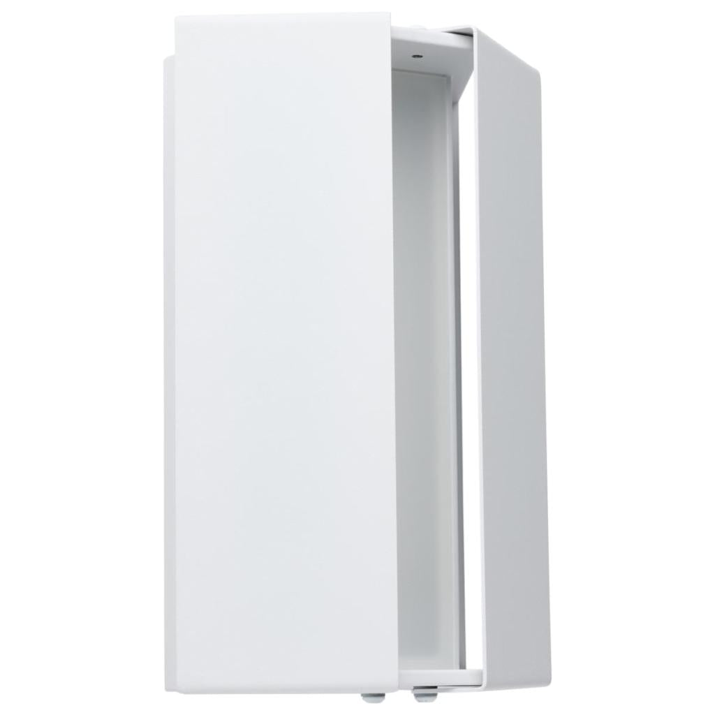 10 watt 120/277 volt CCT Selectable Matte White LED Wall Sconce Light Fixture 1