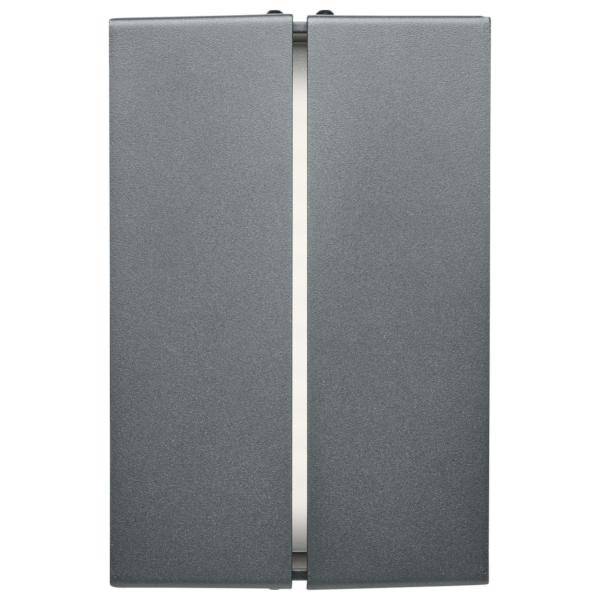 10 watt 120/277 volt CCT Selectable Matte Gray LED Wall Sconce Light Fixture 5