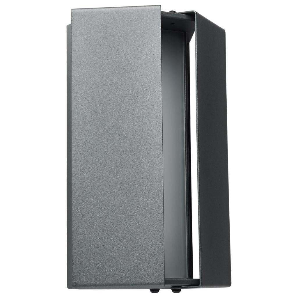 10 watt 120/277 volt CCT Selectable Matte Gray LED Wall Sconce Light Fixture 1