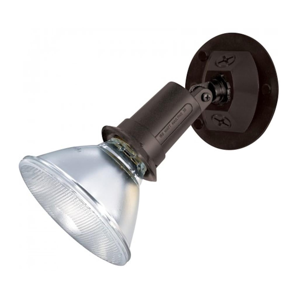 5" Bronze Single Adjustable Swivel Flood Light 1