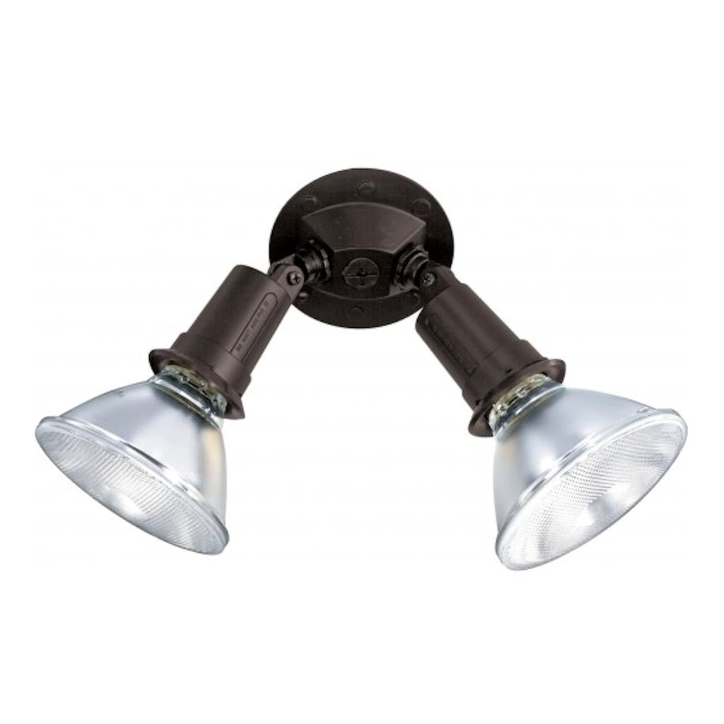10" Bronze Double Adjustable Swivel Flood Light 1