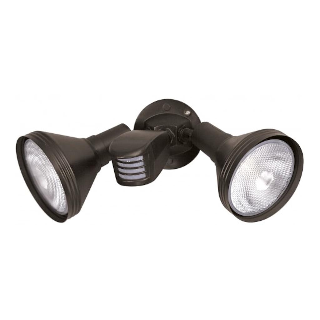 14" Bronze Double Adjustable Swivel Flood Light with Motion Sensor 1