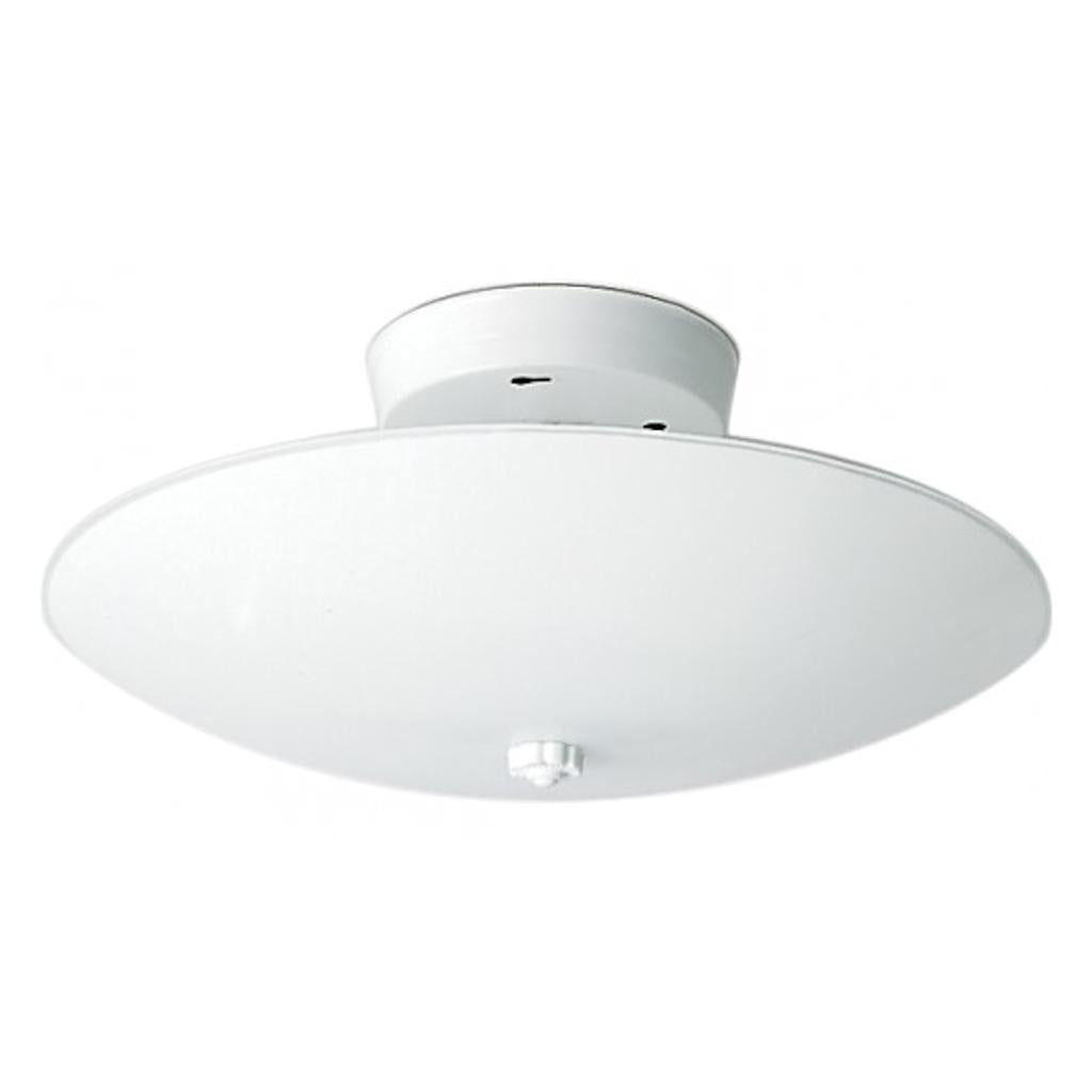 2 Light White Round Glass Shade Ceiling Light Fixture 1