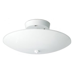 2 Light White Round Glass Shade Ceiling Light Fixture 1