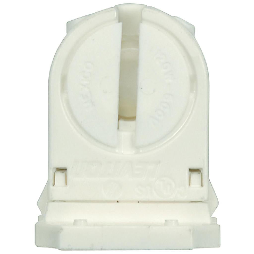 White T5 Miniature Bi-Pin Snap-In / Slide-On Lampholder 1
