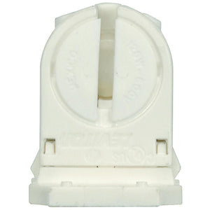 White T5 Miniature Bi-Pin Snap-In / Slide-On Lampholder 1