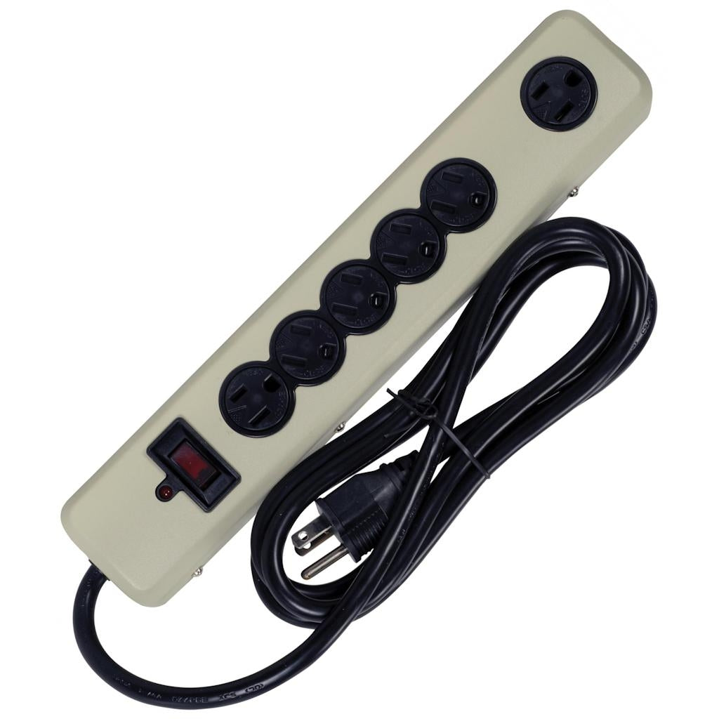 6 Outlet 6' Straight Plug Surge Strip with Straight Plug 1